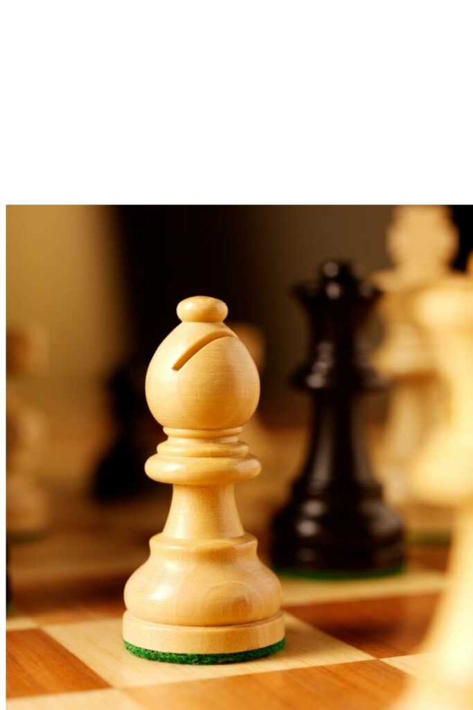 Bishop - diagonally moving chess piece