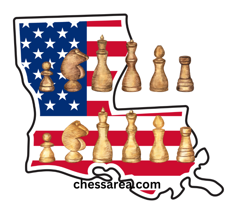 Chess in Louisiana map
