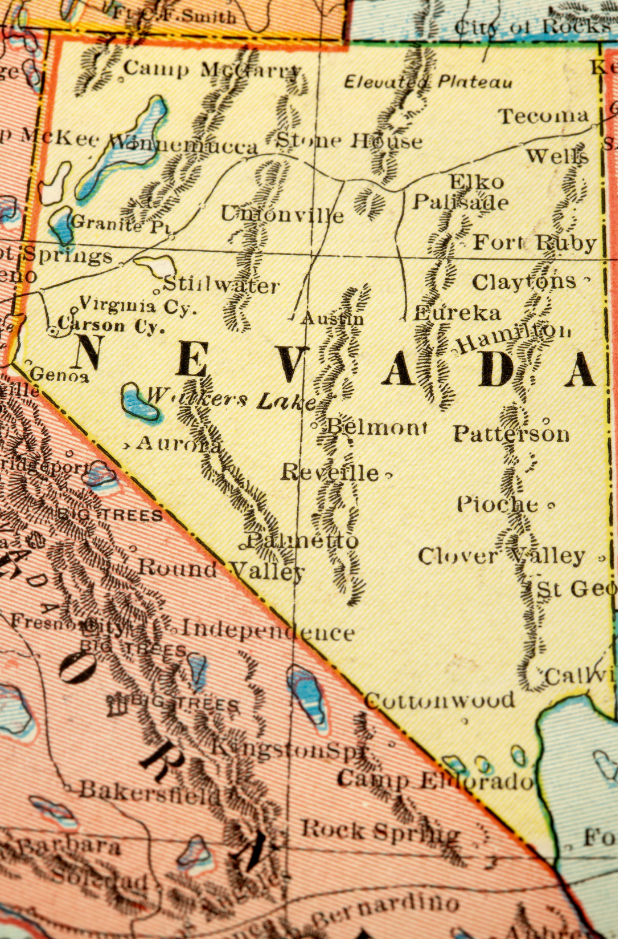 Nevada map