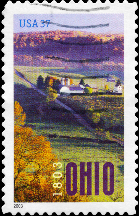 Old Ohio stamp